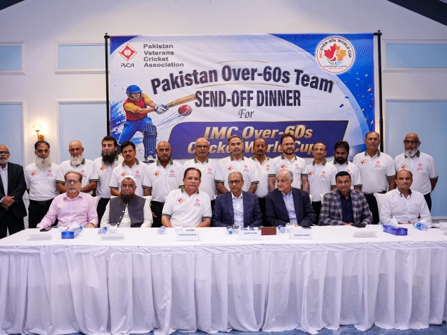 Pakistan team departed for over-60s cricket World Cup in Canada