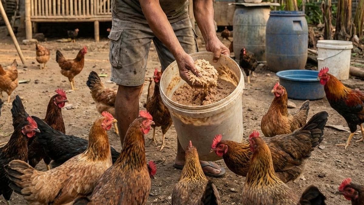 11 Jenis Pakan Ayam Alternatif dari Sisa Nasi Difermentasi, Nutrisi Tinggi Biaya Rendah