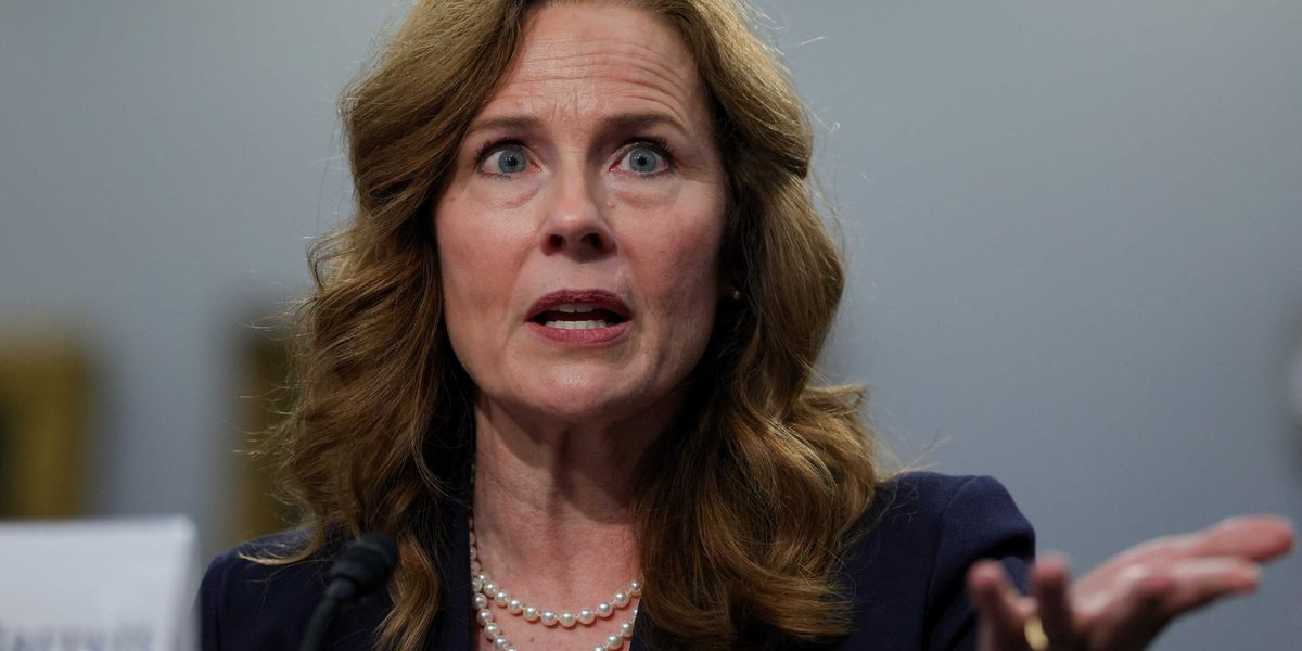 Trump spreads false claims about Justice Amy Coney Barrett