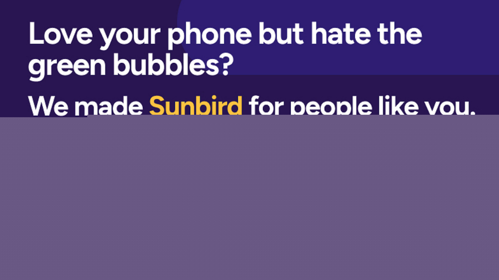 Sunbird's iMessage app for Android is back after a major privacy snafu