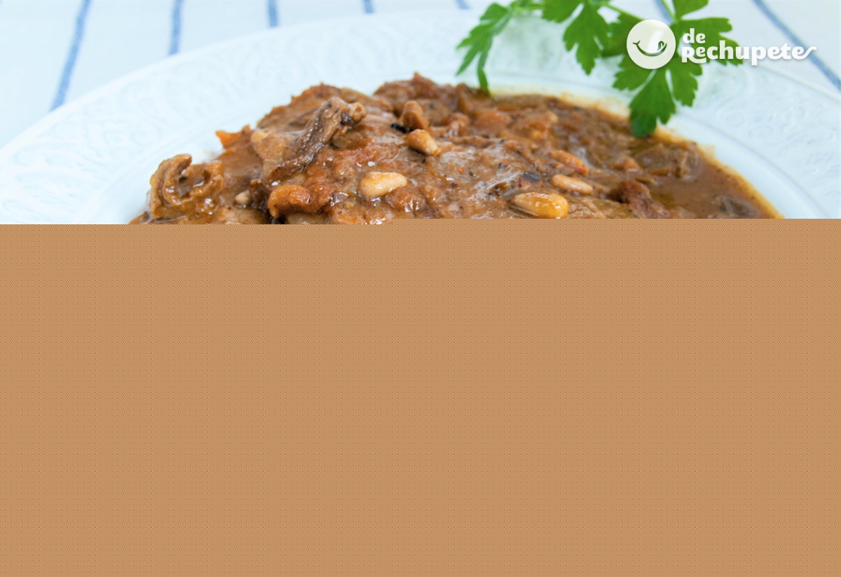 Fricandó de ternera. Receta del guiso de carne y setas catalán