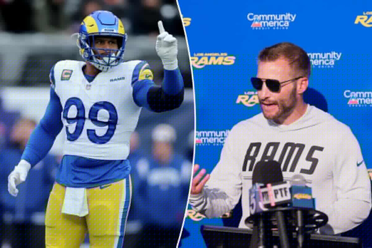 Rams coach Sean McVay shares speedy reason Aaron Donald is ‘serious’ about returning