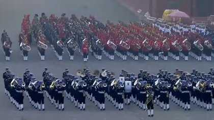 ‘Vijay Bharat’, other tunes regale audience at Beating Retreat amid ‘Vande Mataram’ spirit