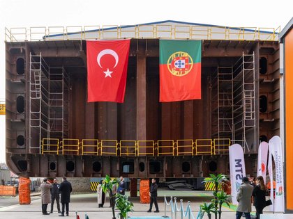 STM Holds Keel Laying Ceremony for Portuguese Logistics Support Ship