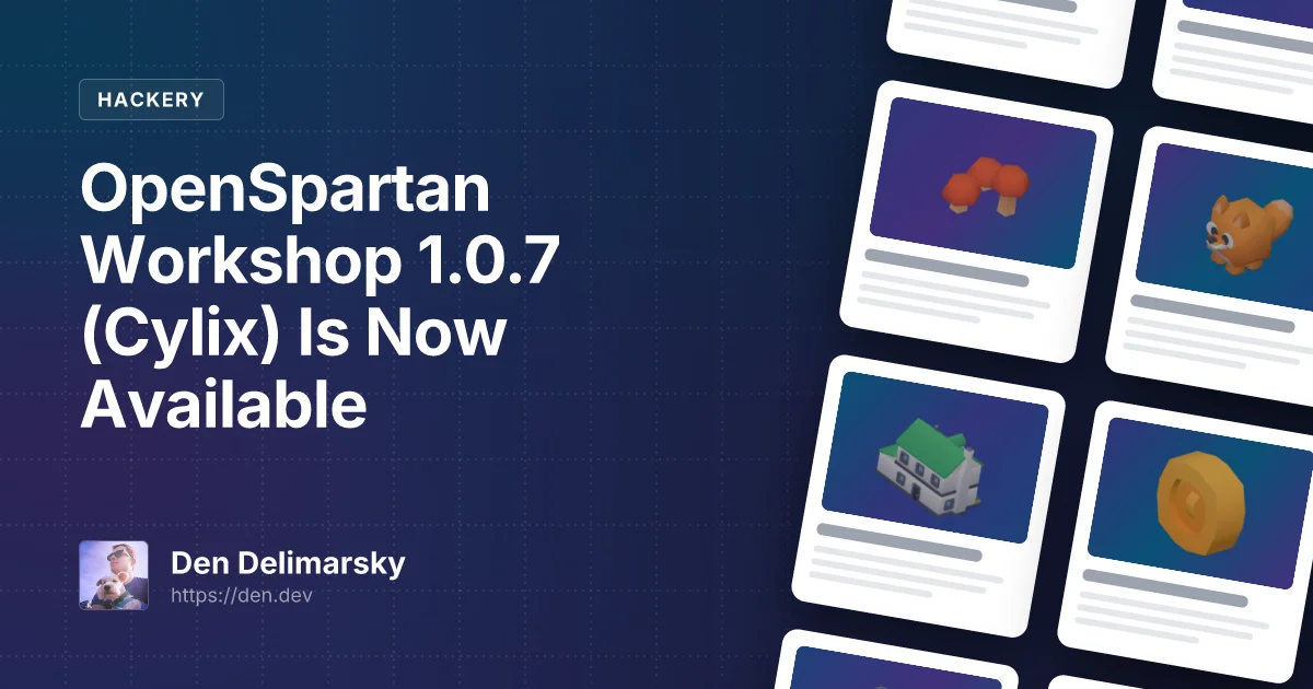 OpenSpartan Workshop 1.0.7 (Cylix) Is Now Available