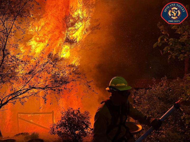 Arson suspect in court as wildfires rage around Spokane