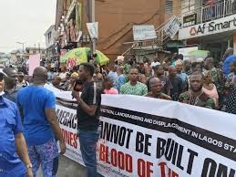 Police file charge against activists for ‘abusive songs’ during anti-demolition protest in Lagos