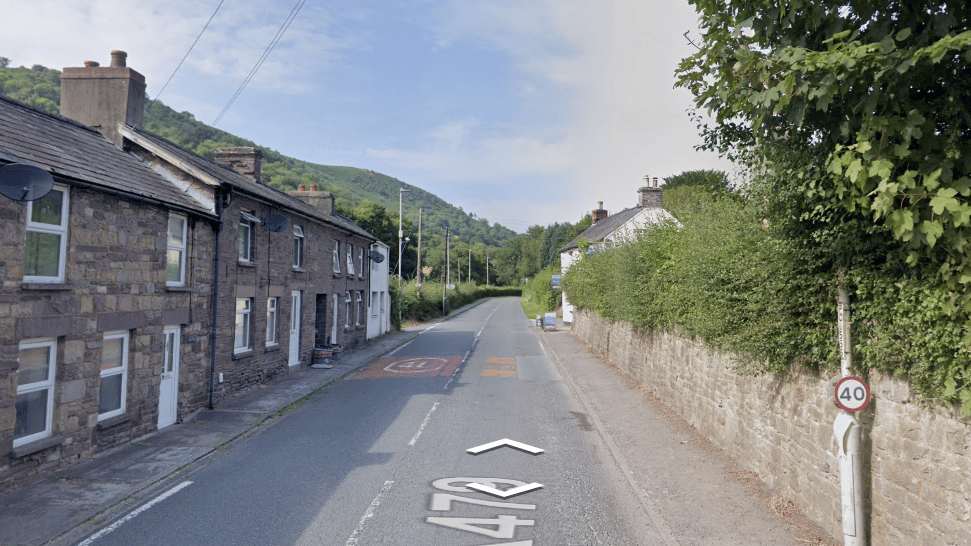 Talgarth to Cwmdu currently closed due to collision