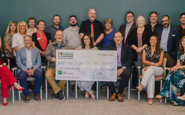 Credit unions contribute $100,000 to Good Shepherd Food Bank through 48 to Feed the State Initiative