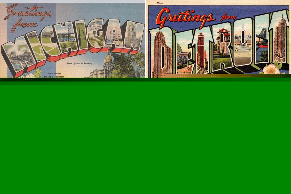 Travel Back in Time With These 25 Classic Michigan Postcards