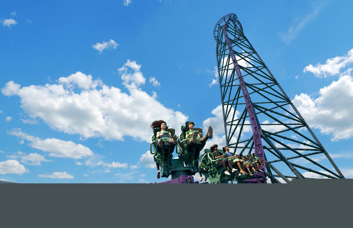 Six Flags Unveils Record-Breaking Coaster
