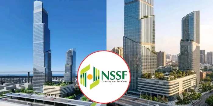 Aerial Photos Show Progress of NSSF Twin Towers in Nairobi