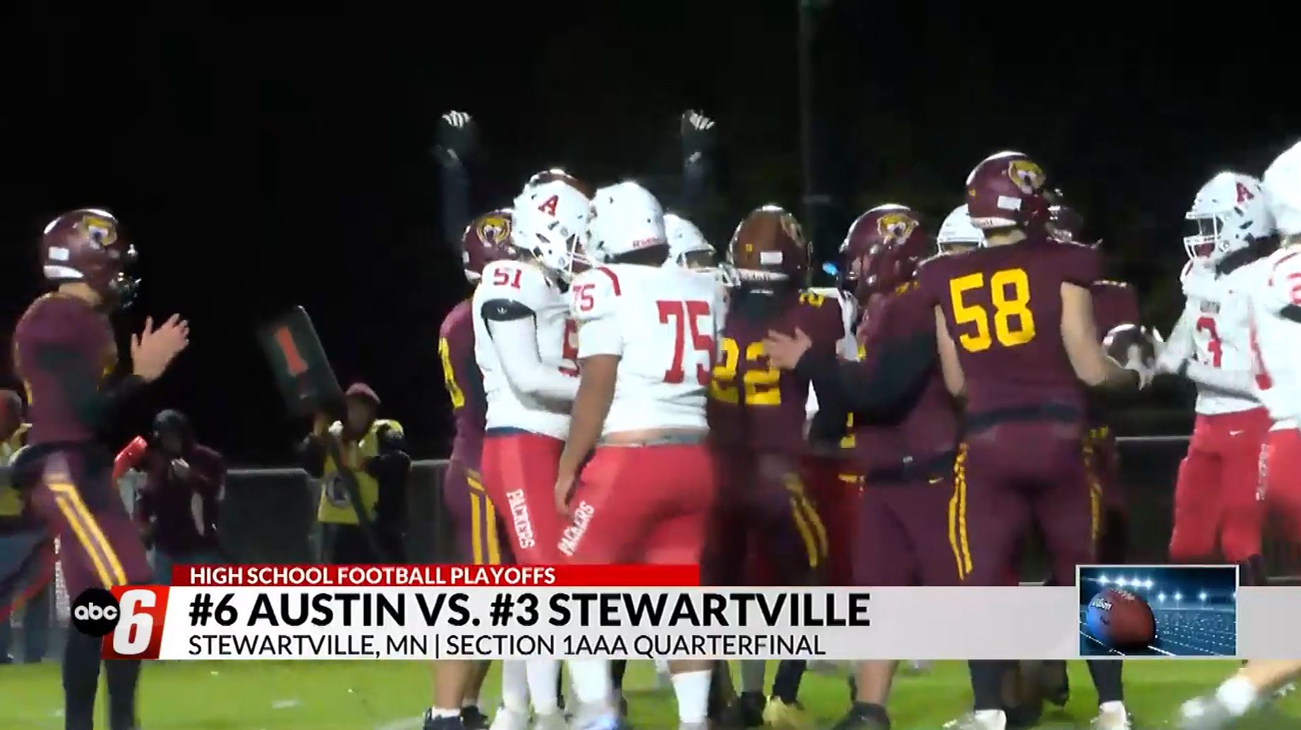 Stewartville FB shellacks Austin to open section playoffs, 65-6