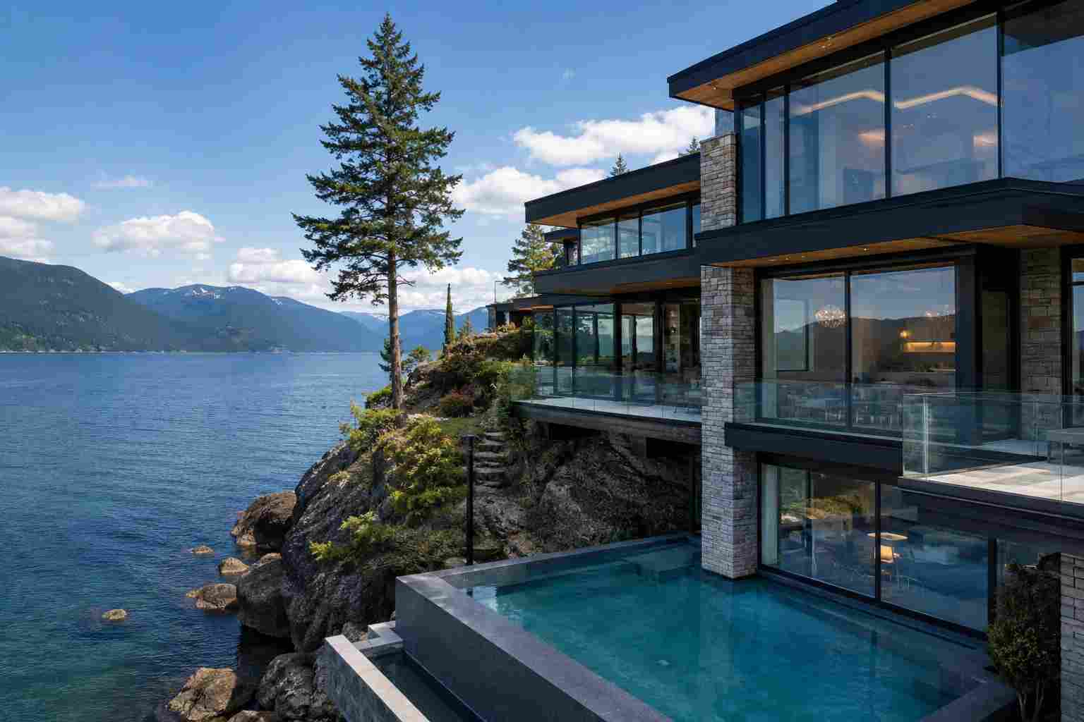 One-of-a-Kind Lions Bay Waterfront Home Featured in 1990s Thriller Returns to Market