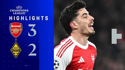 Arsenal Edge Out Kairat Almaty 3-2  in the Champions League League