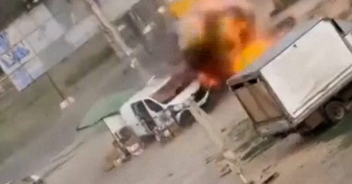 Ukrainsk grönsakshandlare offer för rysk drönare
