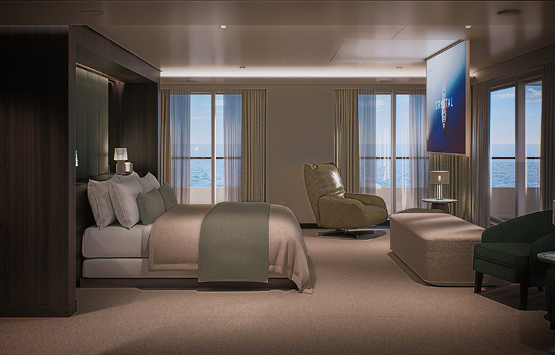 Crystal Unveils Owner’s Suite Aboard Crystal Grace