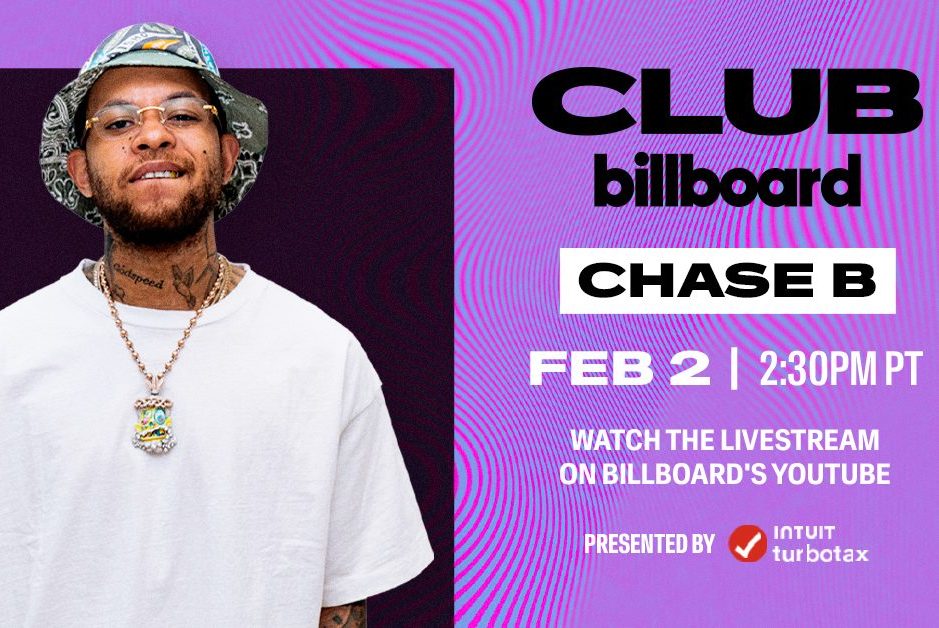 Chase B to Open Billboard Presents THE STAGE at SXSW in New Content Series with Intuit TurboTax