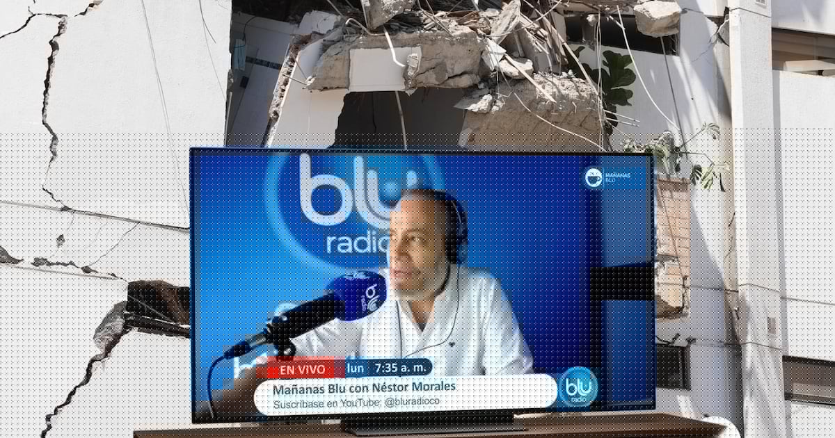(VIDEO) Así ‘agarró’ el sismo a conductores de programa en Colombia: ‘Se estremece muy fuerte el edificio’