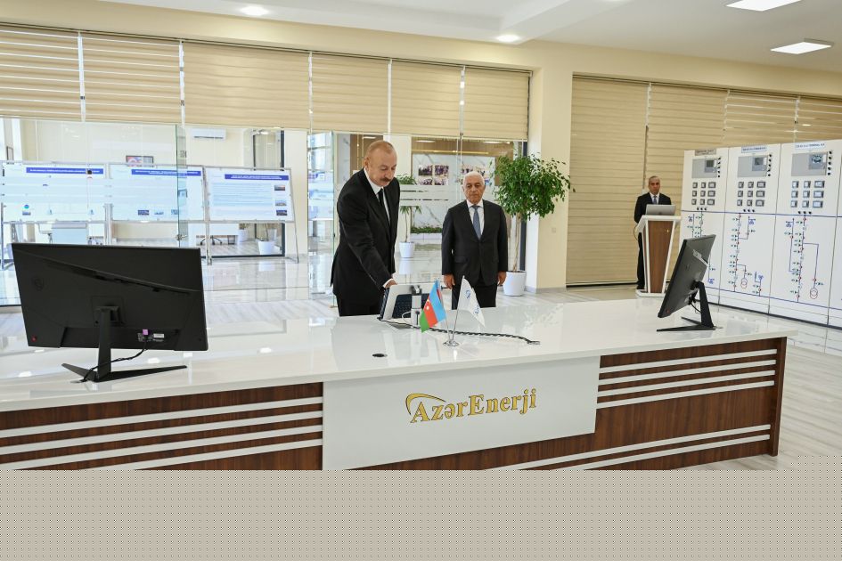 President Ilham Aliyev inaugurated Yeni Sangachal Substation