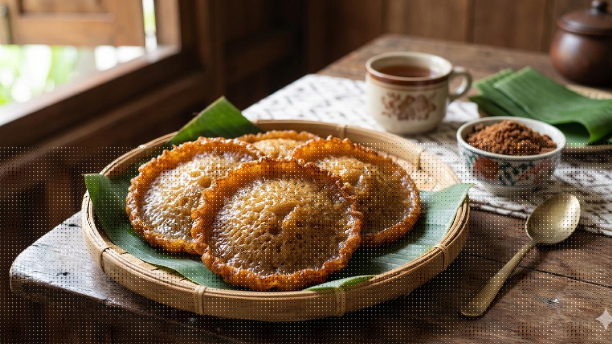 Resep Kue Cucur Gula Merah Berserat Cantik, Empuk di Tengah dan Renyah di Pinggir