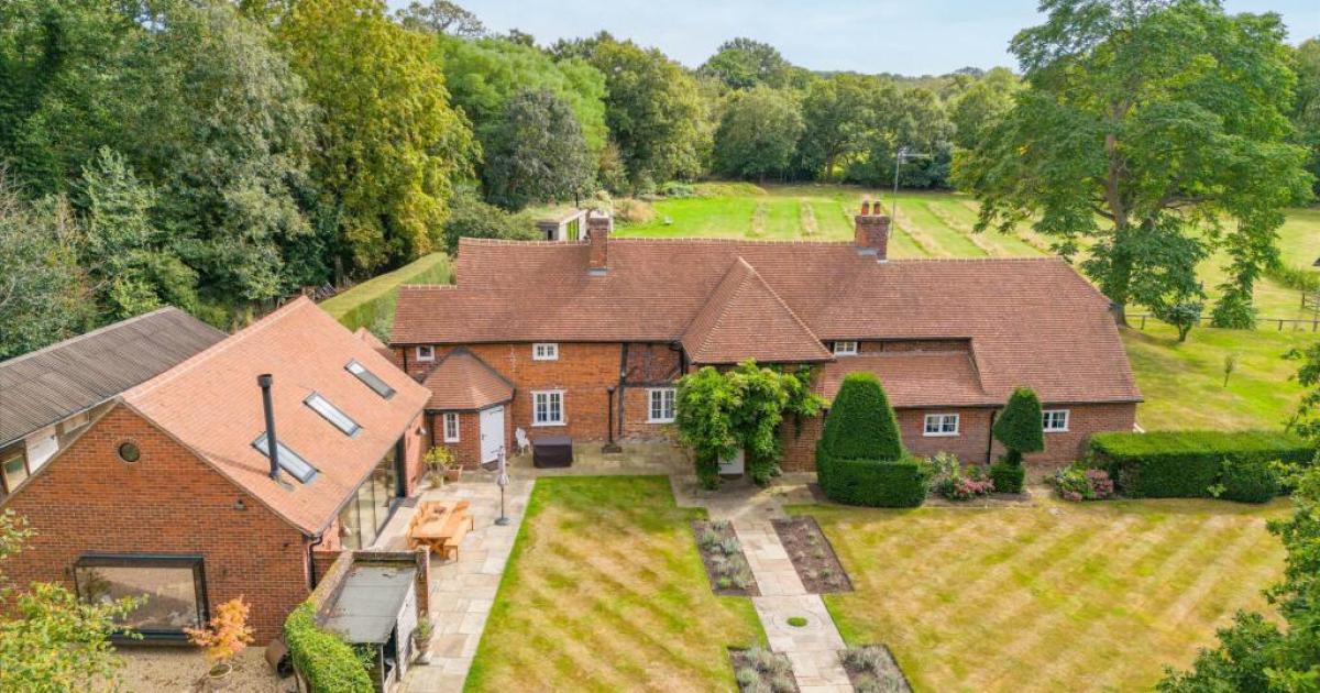 Grade II listed five-bedroom home in Binfield on sale for £2.99m
