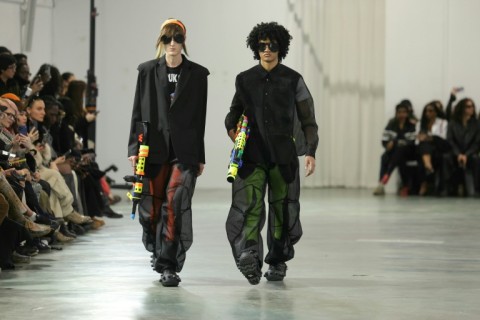 'Watch the holes'! Paris fashion crowd gets to know building sites