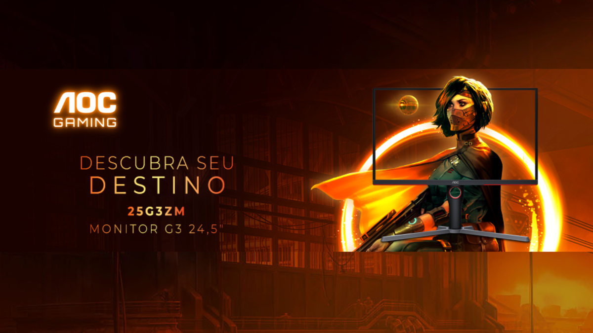 Oferta 8.8: Monitor Gamer AOC Destiny 24,5” com 240Hz fica até 45% mais barato na Amazon