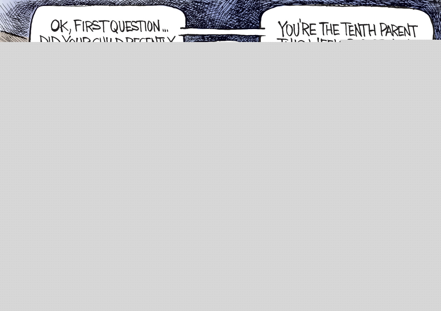 Editorial cartoon for Tuesday, August 11, 2026