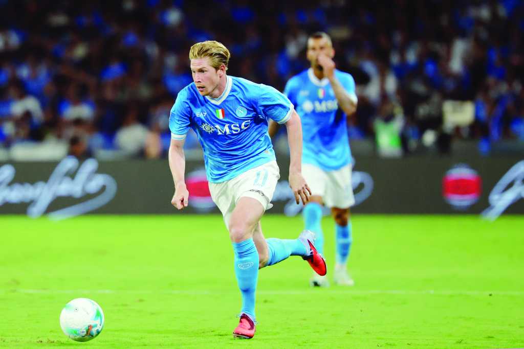Corriere dello Sport: “De Bruyne, re ritrovato: il Maradona si inchina al fuoriclasse del Napoli”