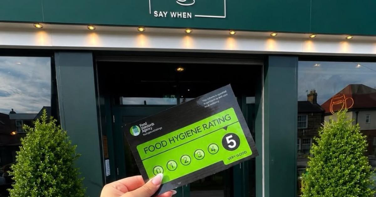 Newcastle United-linked Say When Ponteland secures 5-star hygiene rating