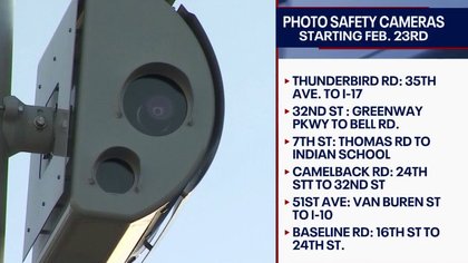 17 photo safety cameras coming to Phoenix