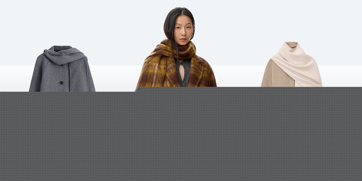 18 Trendy Scarf Coats That'll Help You Brave the Season's Chill in Style