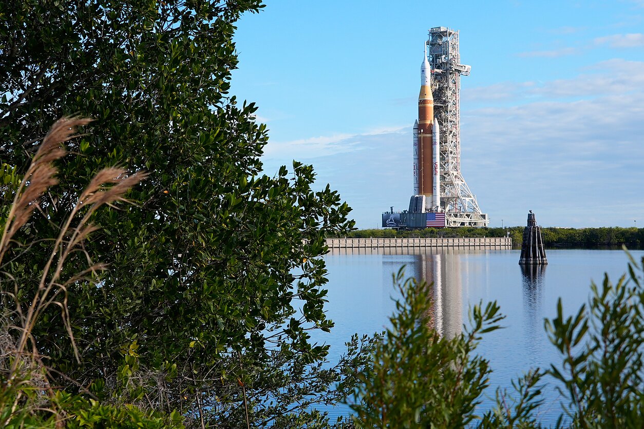 Dar vienu žingsniu arčiau Mėnulio: NASA ruošiasi generalinei raketos paleidimo repeticijai