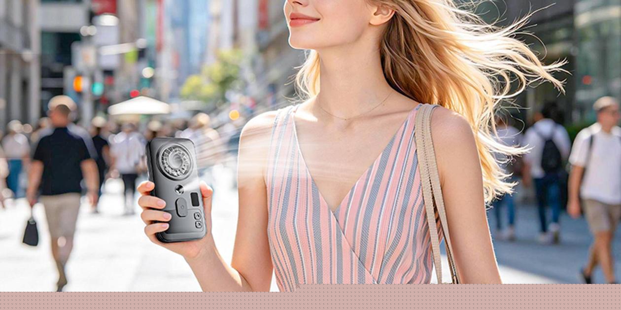 Waffe gegen das Hitzemonster: Handventilator mit Wassernebel aktuell 27 % günstiger