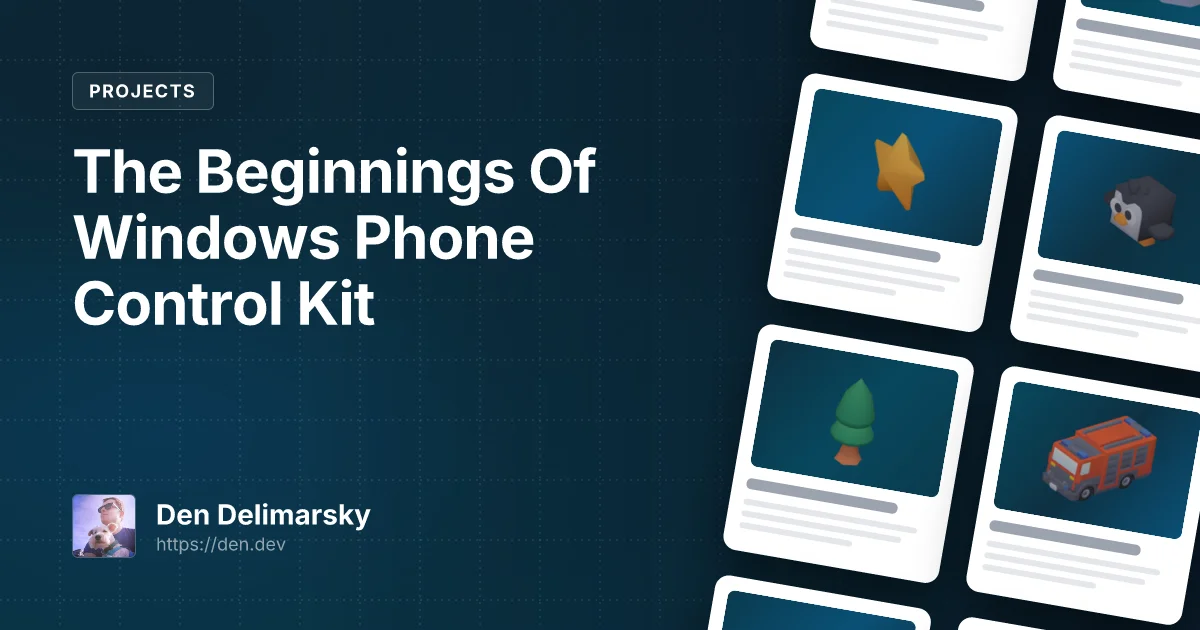 The Beginnings Of Windows Phone Control Kit