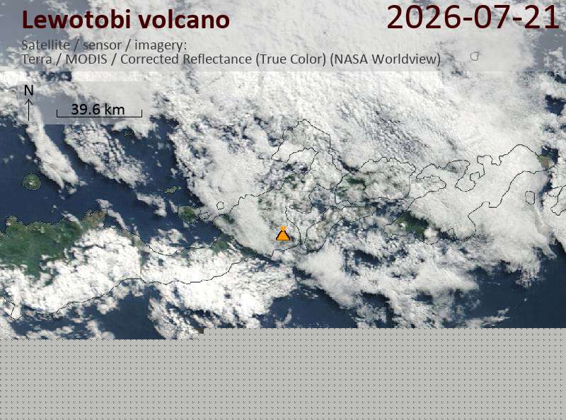 Lewotobi Volcano Volcanic Ash Advisory: VA TO FL080 OBS AT 21/1120Z MOV NE EST VA DTG: 21/1140Z to 8000 ft (2400 m)