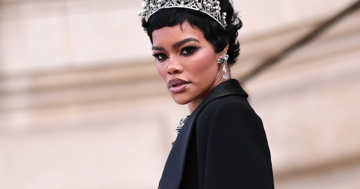 Teyana Taylor Poses in Sheer Dress for Paris Fashion Week