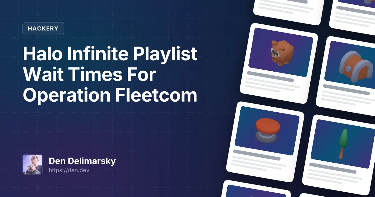 The New Playlist Wait Time Analysis for Halo Infinite - Operation Fleetcom