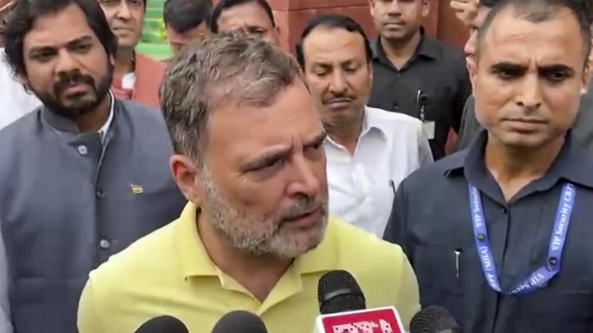 Rahul attacks PM Modi over appointment of Pralhad Joshi as Education Minister