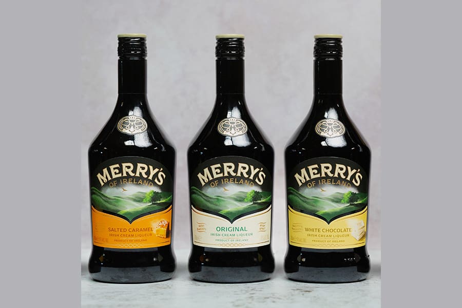 Merry’s Irish Cream Liqueur Unveils Elegant New Bottle Design