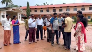 Wild elephant menace in Sullia, BEO appeals to parents to bring their children to school