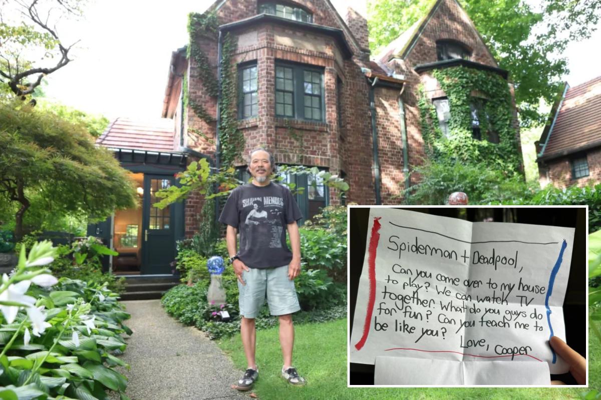 NYC homeowner who shares an address with Spider-Man reveals heartwarming web of letters he gets from kids
