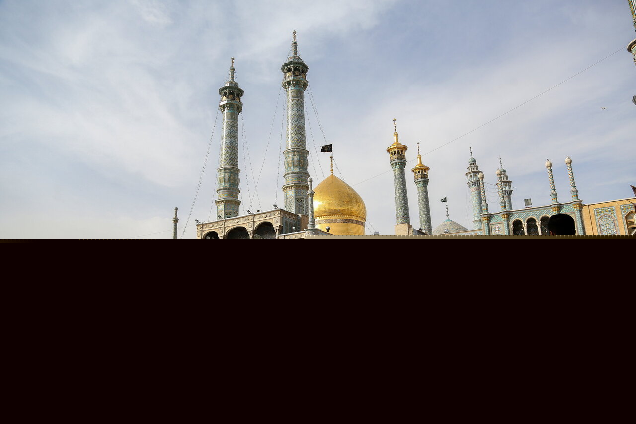 برپایی دسته عزای خادمان حرم حضرت معصومه(س) در سالروز شهادت امام رضا(ع)
