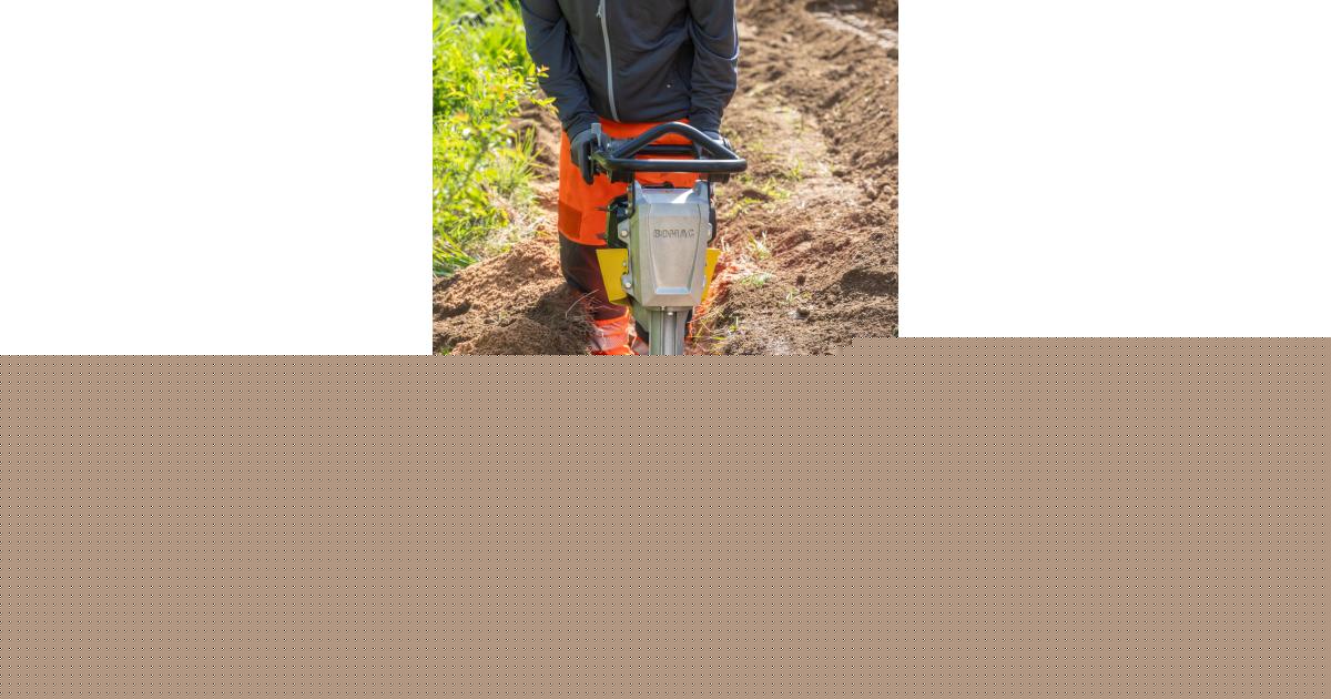 New Lightweight Bomag BT 30 Tamper Excels in Narrow Trench Backfill, Confined Area Compaction Applications