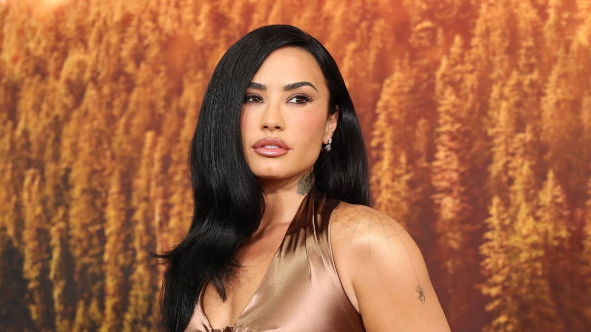 Demi Lovato stuns in skin-tight silk dress amid major news