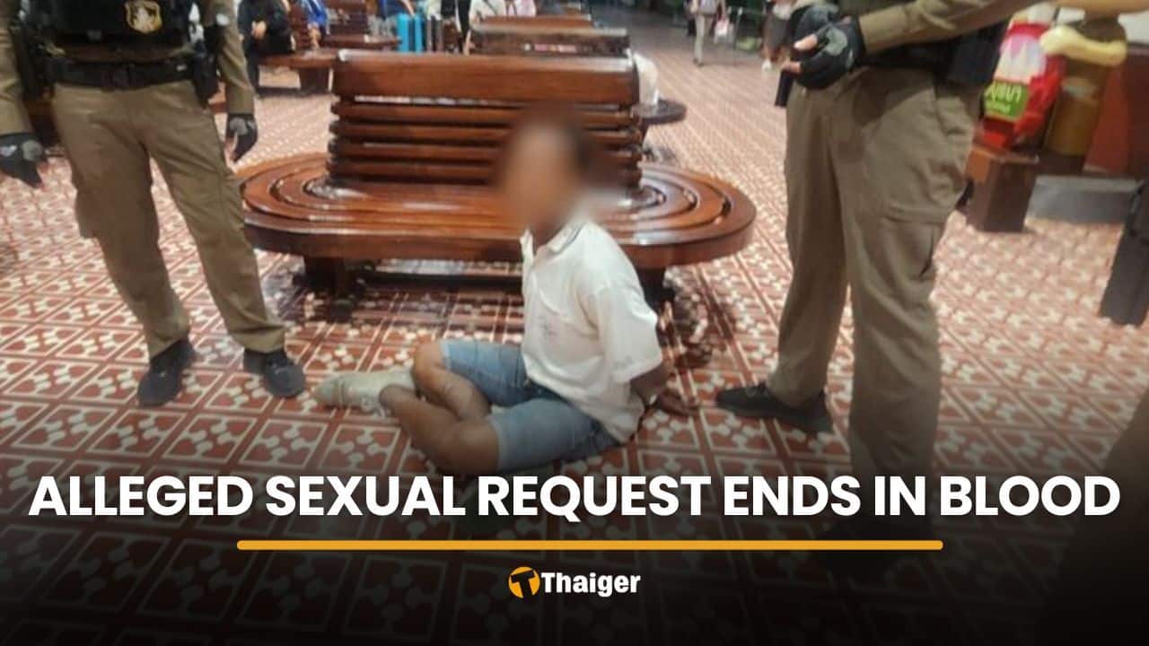 Man stabbed after alleged sexual request at Ayutthaya Railway Station