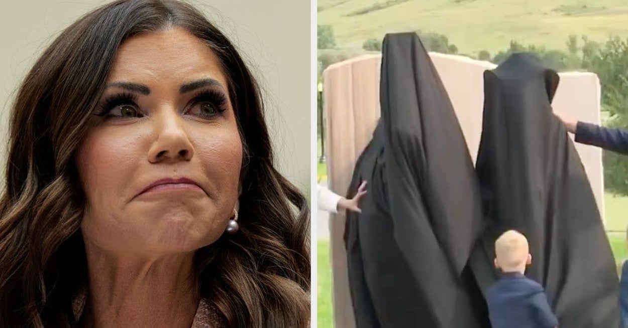 They Really Made A Statue Of Kristi Noem In South Dakota And Honestly The Reactions Are Priceless