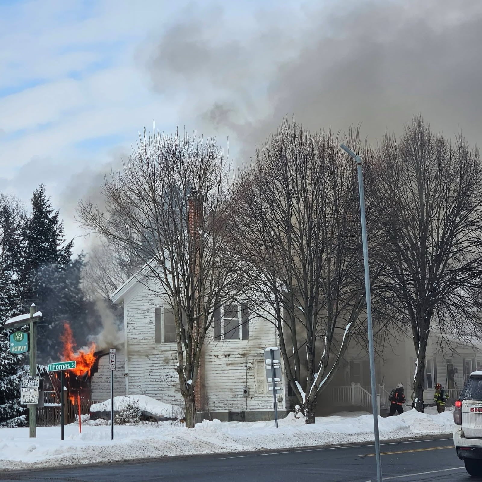 Washington County man saved from fire by former Granville firefighter