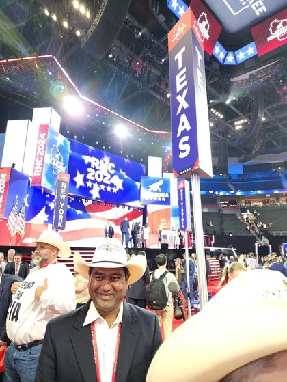 An unusual Indian American running for US Congress from Texas District 31